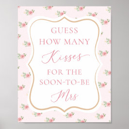 ブライダルティーブライダルシャワー数を推測 ポスター