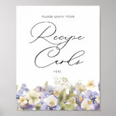 ブライダルティーレシピカードブライダルシャワー ポスター (正面)