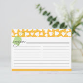 ブライダルティーレシピカード – オレンジ (スタンド正面)