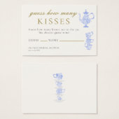 ブライダルティー中国レース推測何人のキスゲーム (正面&裏面)