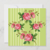 ブライダルティー招待状 招待状 (裏面)