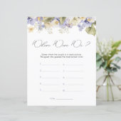 ブライダルティーwhere我々のブライダルシャワーゲーム (スタンド正面)