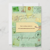 ブライダルトラベルシャワーテーマ 招待状 (裏面)