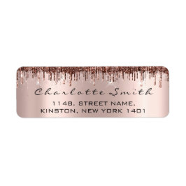 ブライダルドリップバラRSVP差出人住所チョコレート ラベル