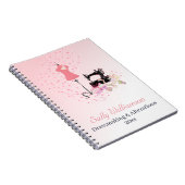 ブライダルドレスの修正 ピンク ノートブック (右側)
