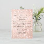 ブライダルドレススパークバラVIP赤面バラダイヤモンド 招待状 (スタンド正面)