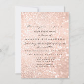 ブライダルドレススパークバラVIP赤面バラダイヤモンド 招待状 (正面)