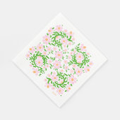 ブライダルバタフライ紙ナプキンス スタンダードランチョンナプキン (角)