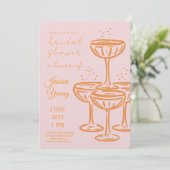 ブライダルバッシュ&カクテルコール ブライダル 招待状 (スタンド正面)