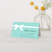 ブライダルパーソナライズされたありがとうパーティー表 プレイスカード (正面)