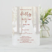 ブライダルパーティお祝い招待 招待状 (スタンド正面)