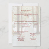 ブライダルパーティお祝い招待 招待状 (裏面)