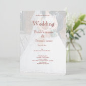 ブライダルパーティお祝い招待 招待状 (スタンド正面)