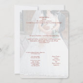 ブライダルパーティお祝い招待 招待状 (裏面)