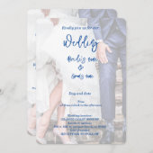 ブライダルパーティお祝い招待 招待状 (正面/裏面)