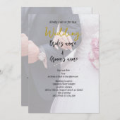 ブライダルパーティお祝い セーブザデート (正面/裏面)