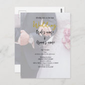 ブライダルパーティお祝い ポストカード (正面/裏面)