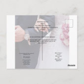 ブライダルパーティお祝い ポストカード (裏面)