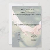 ブライダルパーティお祝い 招待状 (裏面)