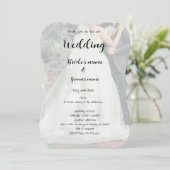 ブライダルパーティお祝い 招待状 (スタンド正面)