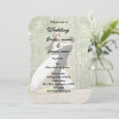 ブライダルパーティお祝い 招待状 (スタンド正面)