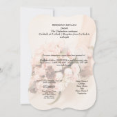 ブライダルパーティお祝い 招待状 (裏面)