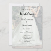 ブライダルパーティお祝い 招待状 (正面)