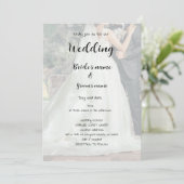 ブライダルパーティお祝い 招待状 (スタンド正面)