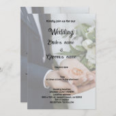 ブライダルパーティお祝い 招待状 (正面/裏面)