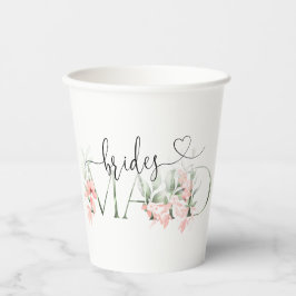 ブライダルパーティの好意とブライデスメイド紙カップ 紙コップ