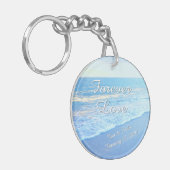 ブライダルパーティの贈与又はビーチブライダルシャワーの好意 キーホルダー (正面左)