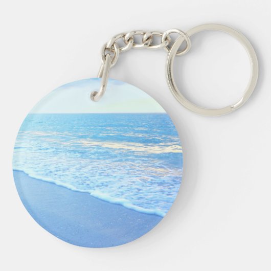 ブライダルパーティの贈与又はビーチブライダルシャワーの好意 キーホルダー (裏面)