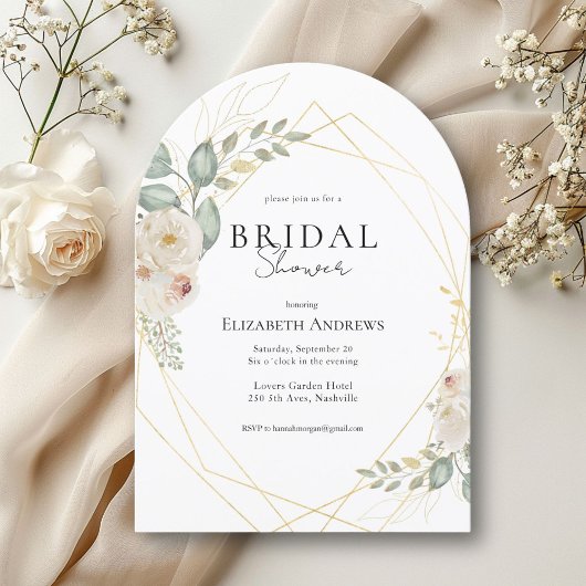 ブライダルパーティエレガントボホ招待 招待状