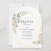 ブライダルパーティエレガントボホ招待 招待状 (正面)