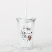 ブライダルパーティカスタマイズギフトお母さん アクリルタンブラー (正面)