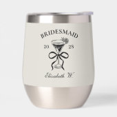 ブライダルパーティカスタムタンブラー、ブリデスメイド提案 (左面)