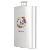 ブライダルパーティギフト、私はクルー、ひまわり、バラF フラスク (左)