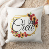 ブライダルパーティギフト、私クルー、ひまわり、バラ クッション (ブランケット)