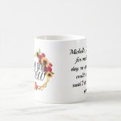 ブライダルパーティギフト、私クルー、ひまわり、バラ コーヒーマグカップ (中央)