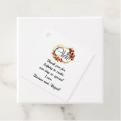 ブライダルパーティギフト、私クルー、ひまわり、バラ フェイバータグ (インサイチュ)