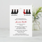 ブライダルパーティゴーンズウェディングシャワー 招待状 (スタンド正面)