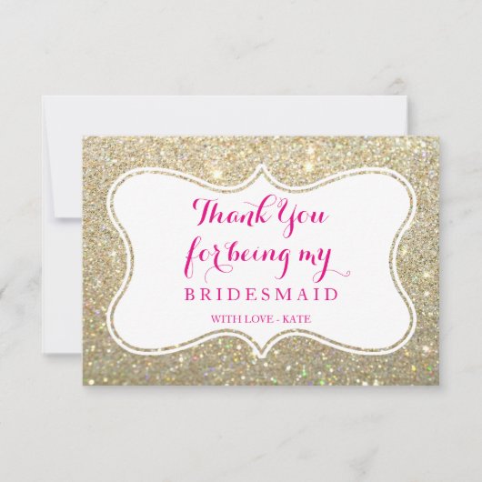 ブライダルパーティサンキューカード – エラー サンキューカード (正面)