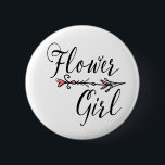 ブライダルパーティフラワーガール花嫁Tribe Arrow 缶バッジ<br><div class="desc">この花の女の子の花嫁の部族のボタンを取得する側近。</div>