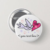 ブライダルパーティボタン 缶バッジ (正面&裏面)