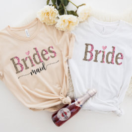 ブライダルパーティマッチングシャツ、ブライドメイド Tシャツ