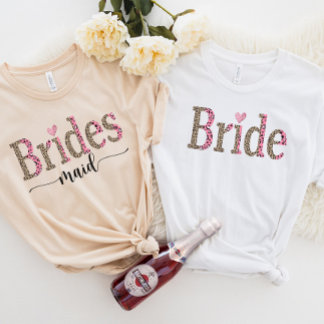 ブライダルパーティマッチングシャツ、花嫁Tシャツ Tシャツ