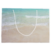 ブライダルパーティ感謝ユーモノグラムのタイトル紙 ラージペーパーバッグ (裏面)