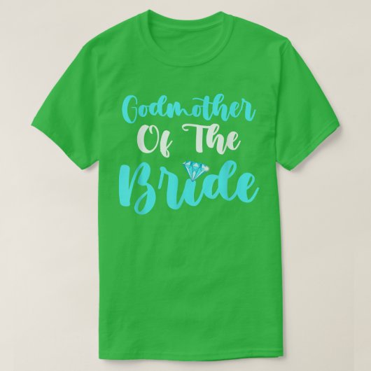 ブライダルパーティ結婚ズの花嫁ゴッドマザー127 Tシャツ (デザイン正面)