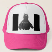 ブライダルパーティ結婚ズドレスメイド・オブ・オーナー(花嫁付き添い人)帽子 キャップ (正面)