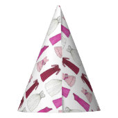 ブライダルパーティ花嫁メイドフラワーガール花嫁ドレス パーティーハット (裏面)